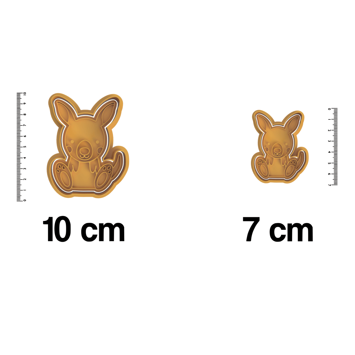 Australia Day Kangaroo Cookie Cutter And Embosser Stamp