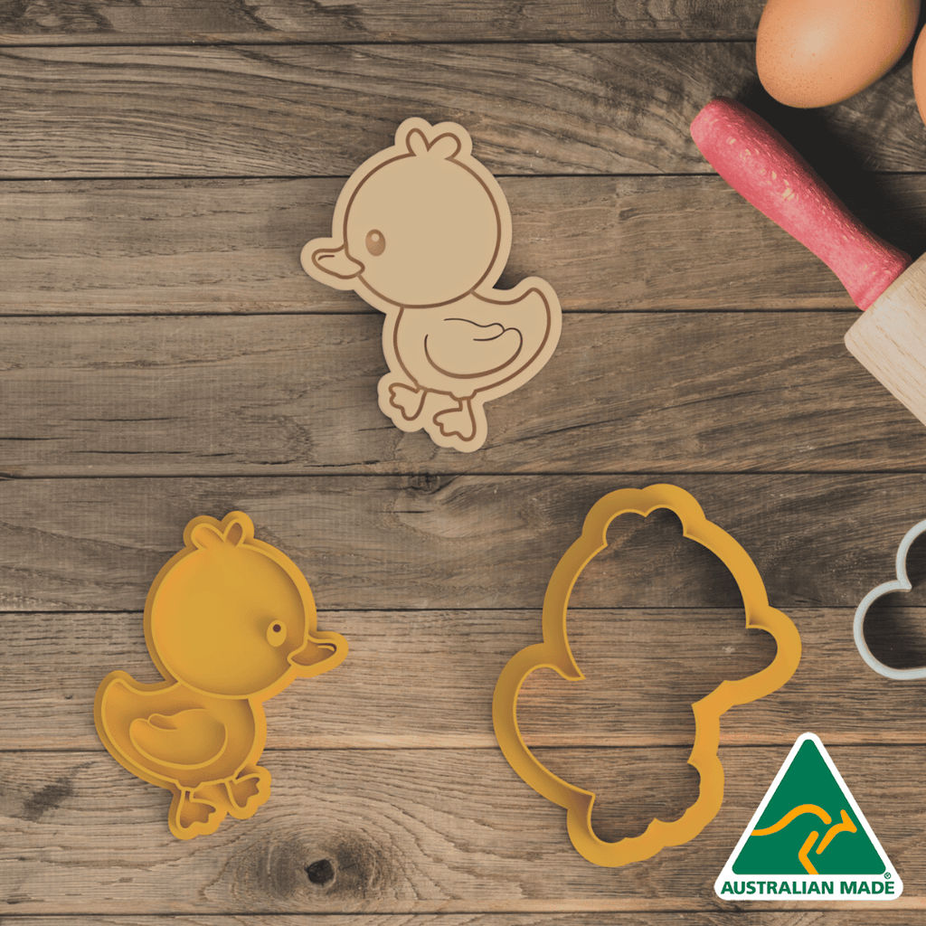 Australian Cookie Cutters Cookie Cutters Farm Collection - Chick Cookie Cutter and Embosser Stamp