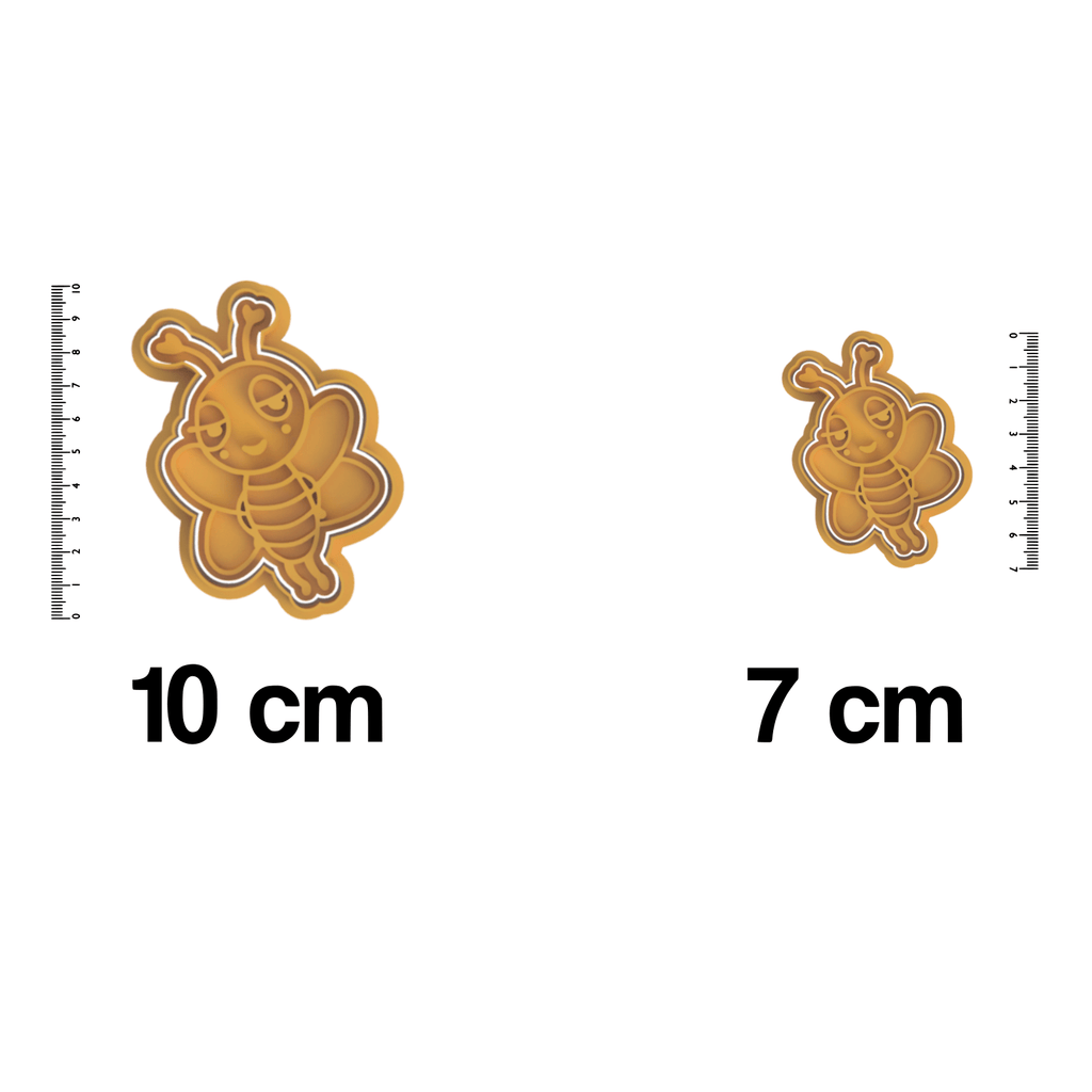 Australian Cookie Cutters Cookie Cutters Queen Bee Cookie Cutter and Embosser Stamp