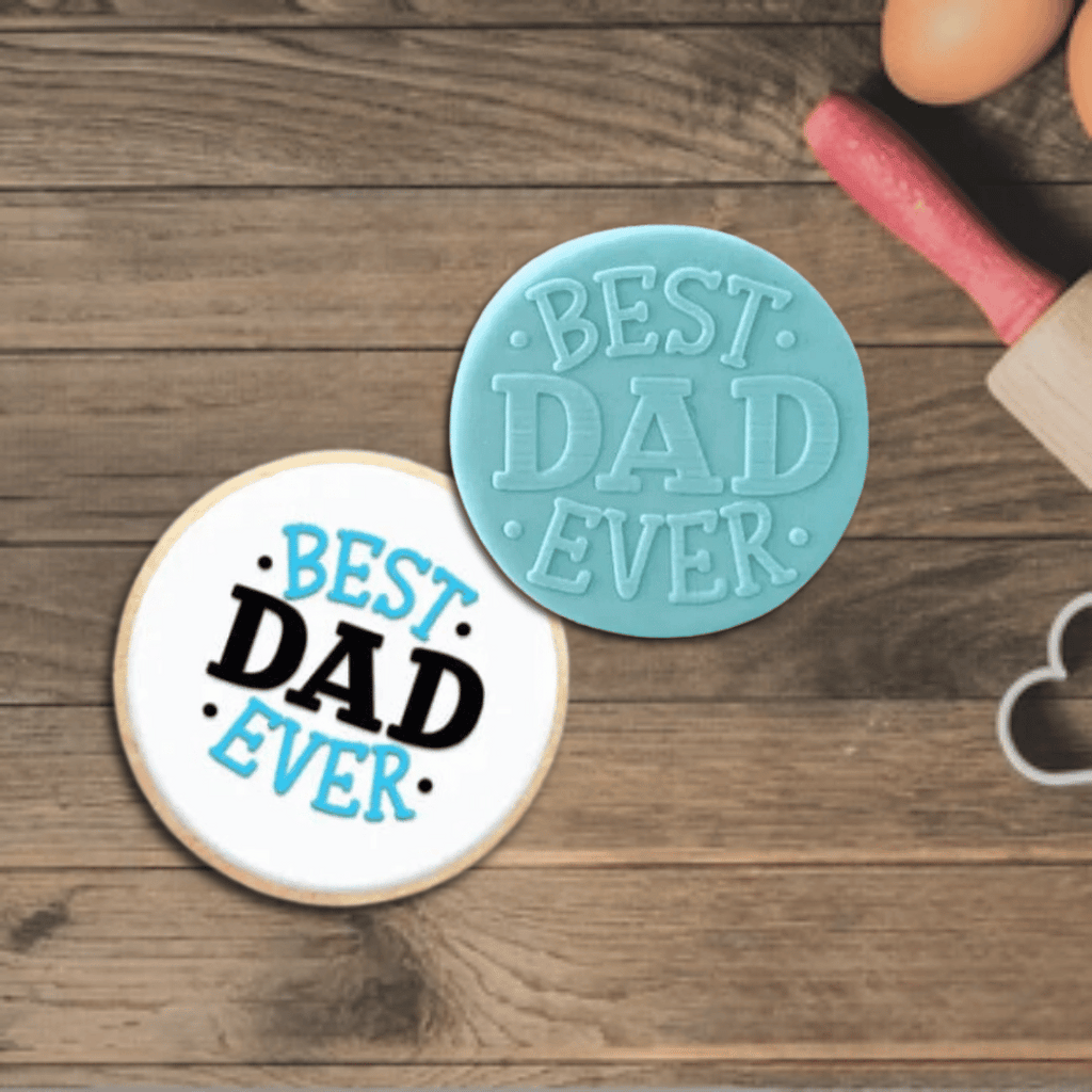 Australian Cookie Cutters Debosser Best Dad Ever Debosser