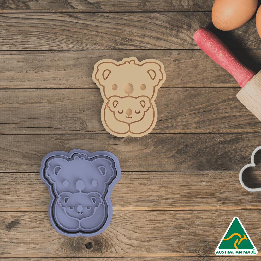 Australian Cookie Cutters Cookie Cutters Australia Day- Koala Cookie Cutter And Embosser Stamp