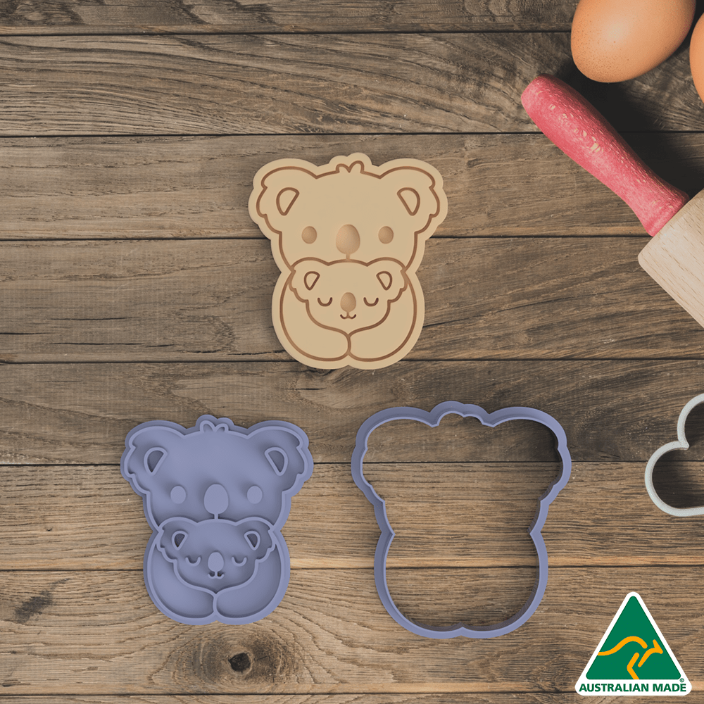 Australian Cookie Cutters Cookie Cutters Australia Day- Koala Cookie Cutter And Embosser Stamp