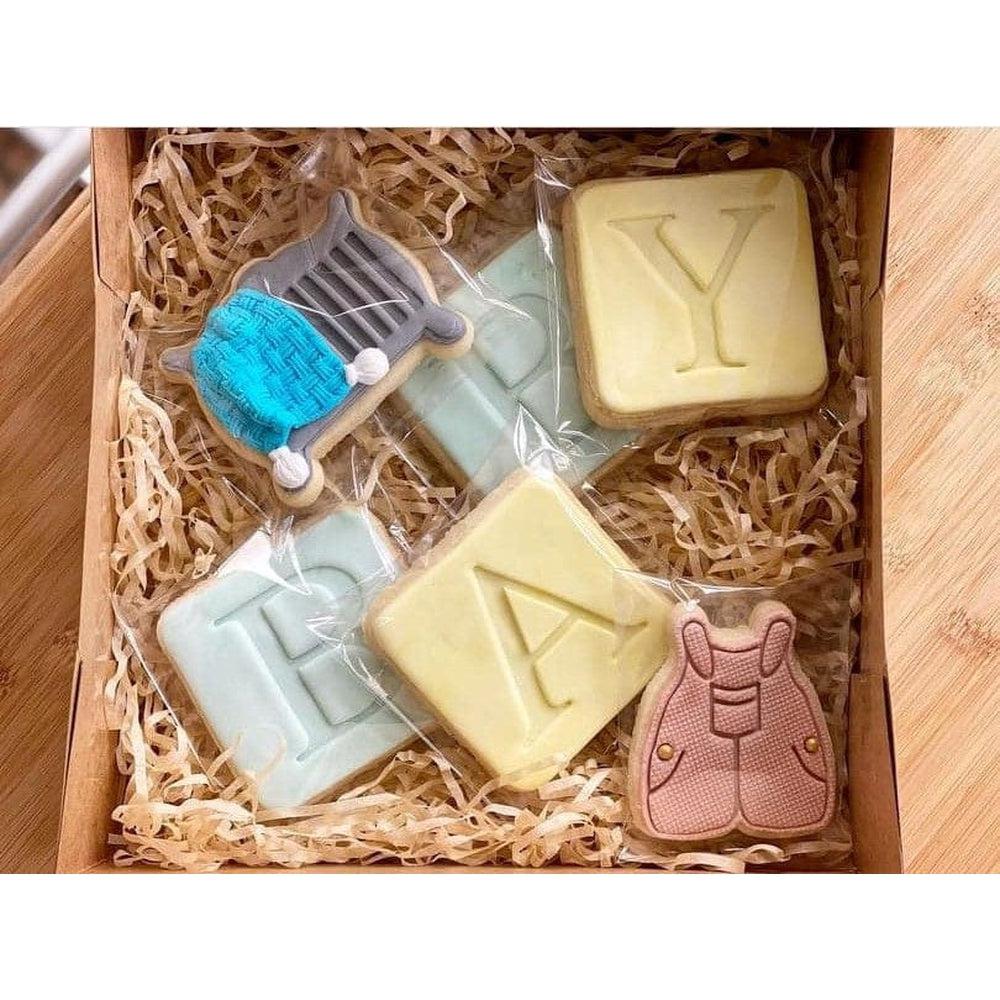Australian Cookie Cutters Cookie Cutters Baby Shower Cookie Cutter and Embosser Set of 5