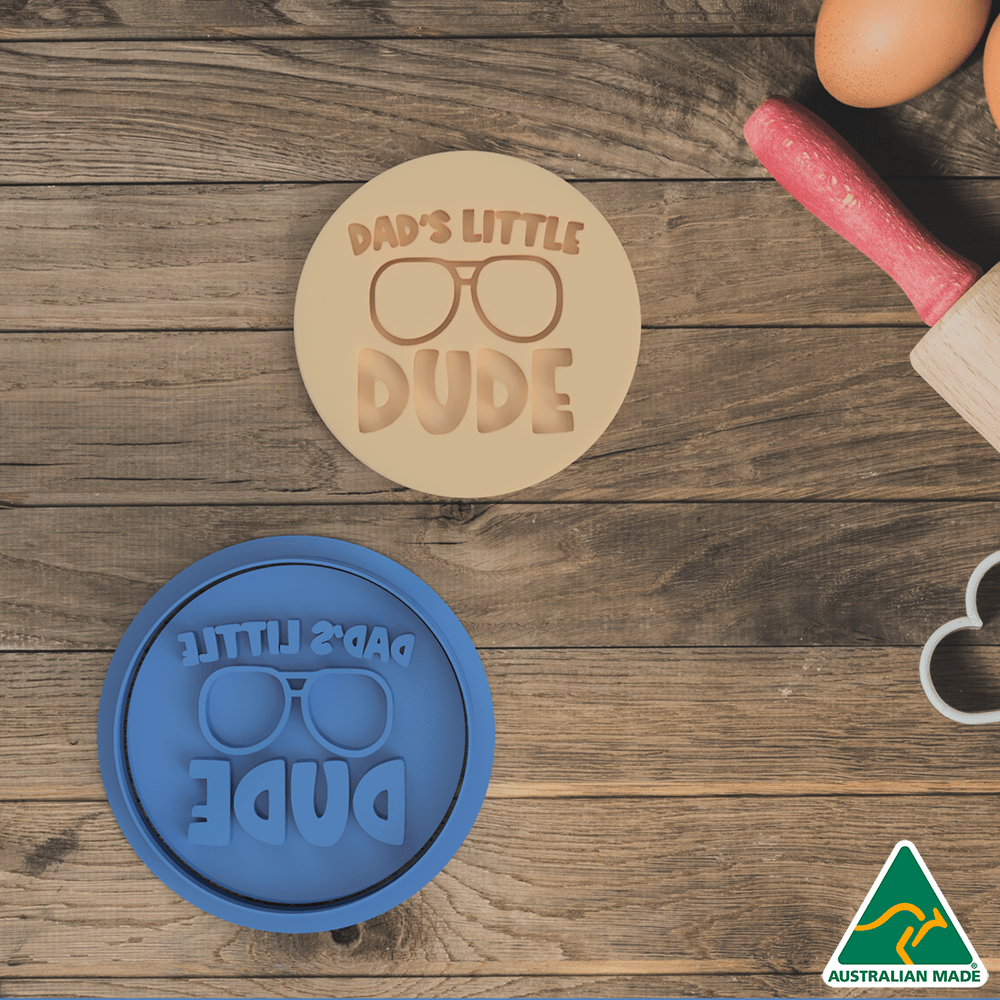 Australian Cookie Cutters Cookie Cutters Dad's Little Dude Cookie Cutter and Embosser Stamp