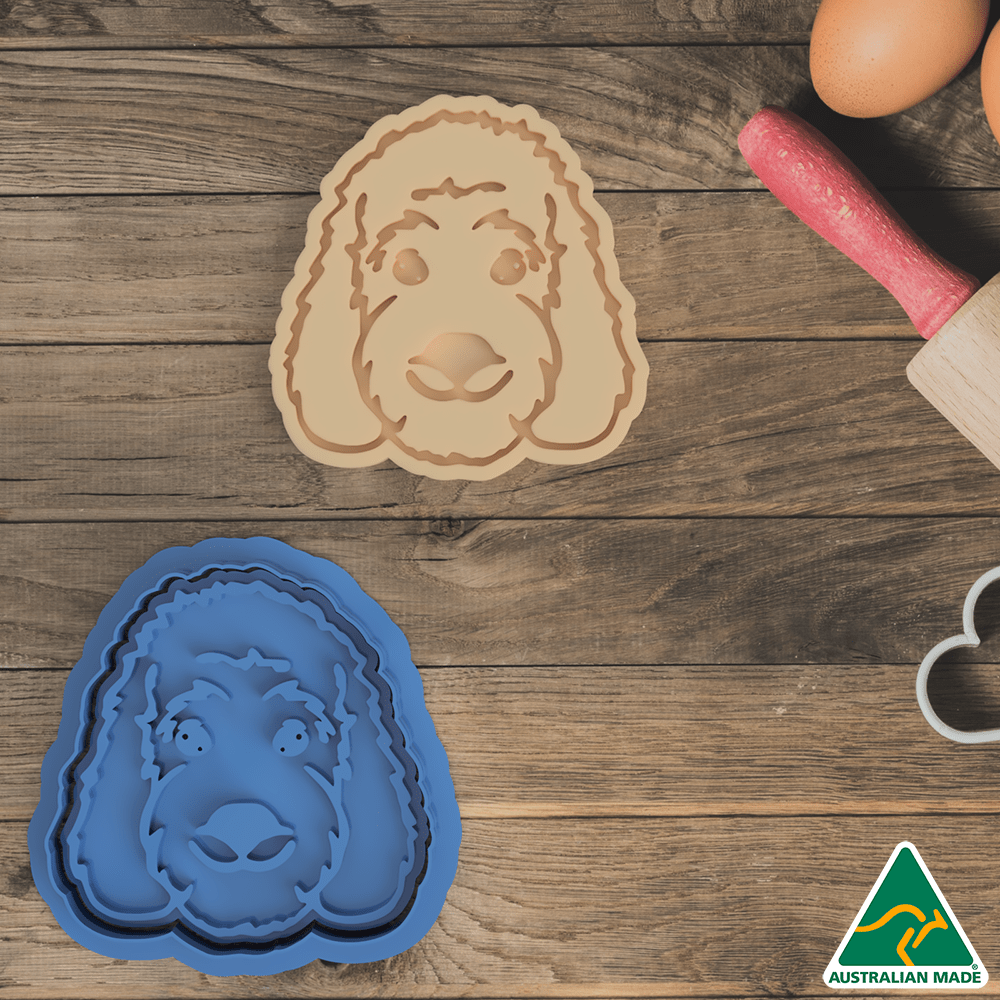 Australian Cookie Cutters Cookie Cutters Dog V2 Cookie Cutter And Embosser Stamp