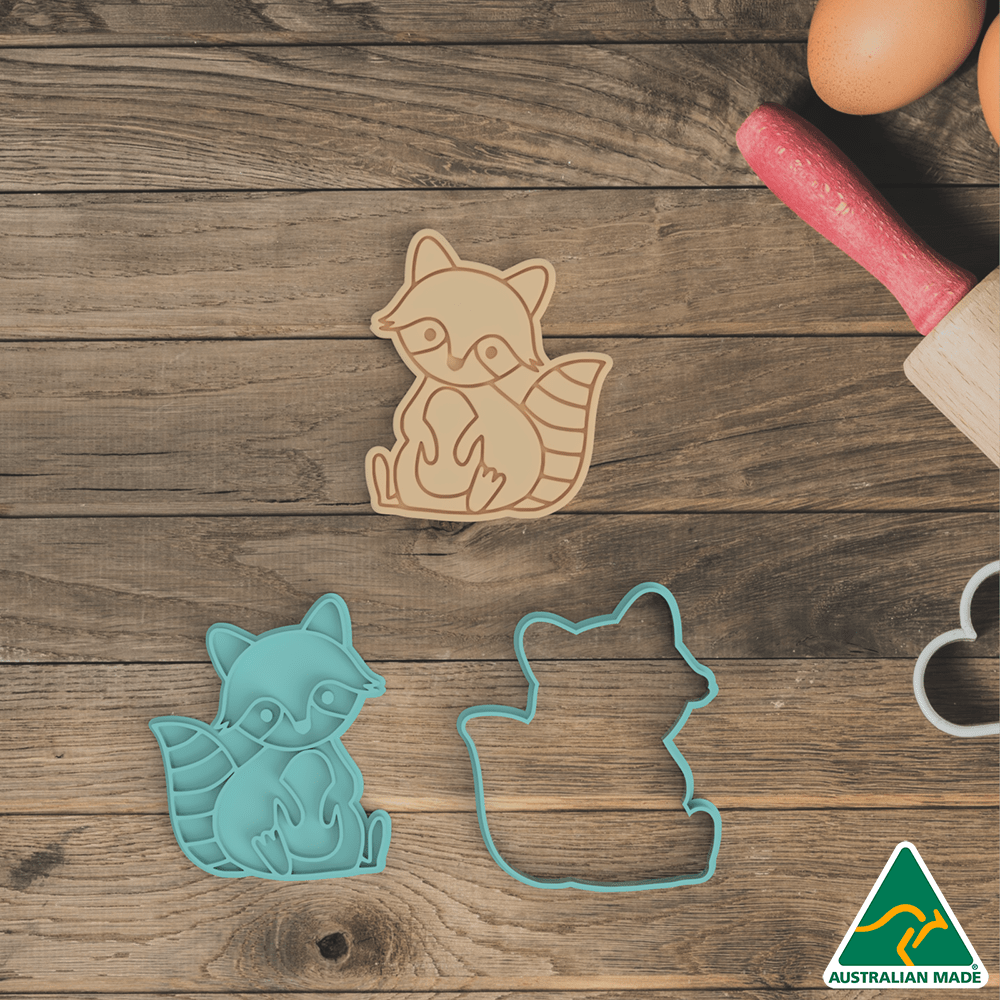 Australian Cookie Cutters Cookie Cutters Forest Animals- Set of 7 Cookie Cutter And Embosser Stamp