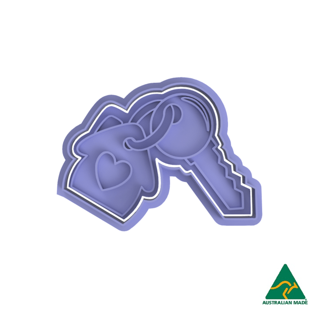 Australian Cookie Cutters Cookie Cutters House Key Cookie Cutter and Embosser Stamp