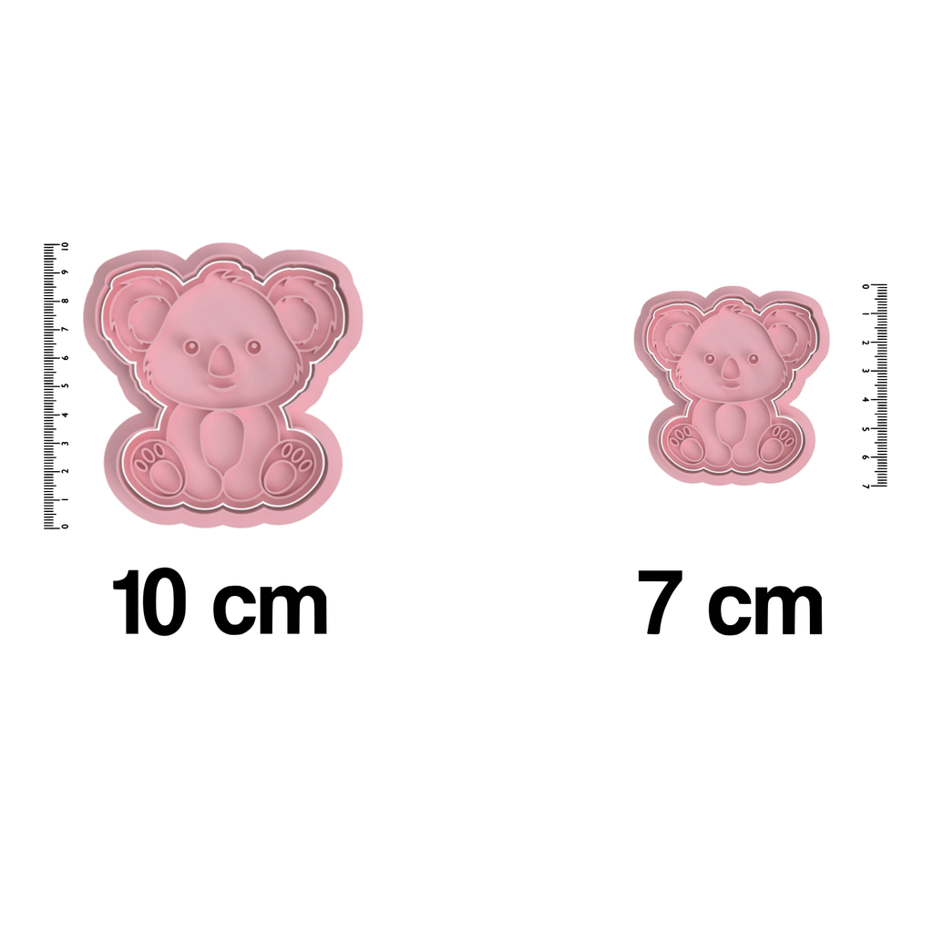 Baby Koala Cookie Cutter and Embosser Stamp