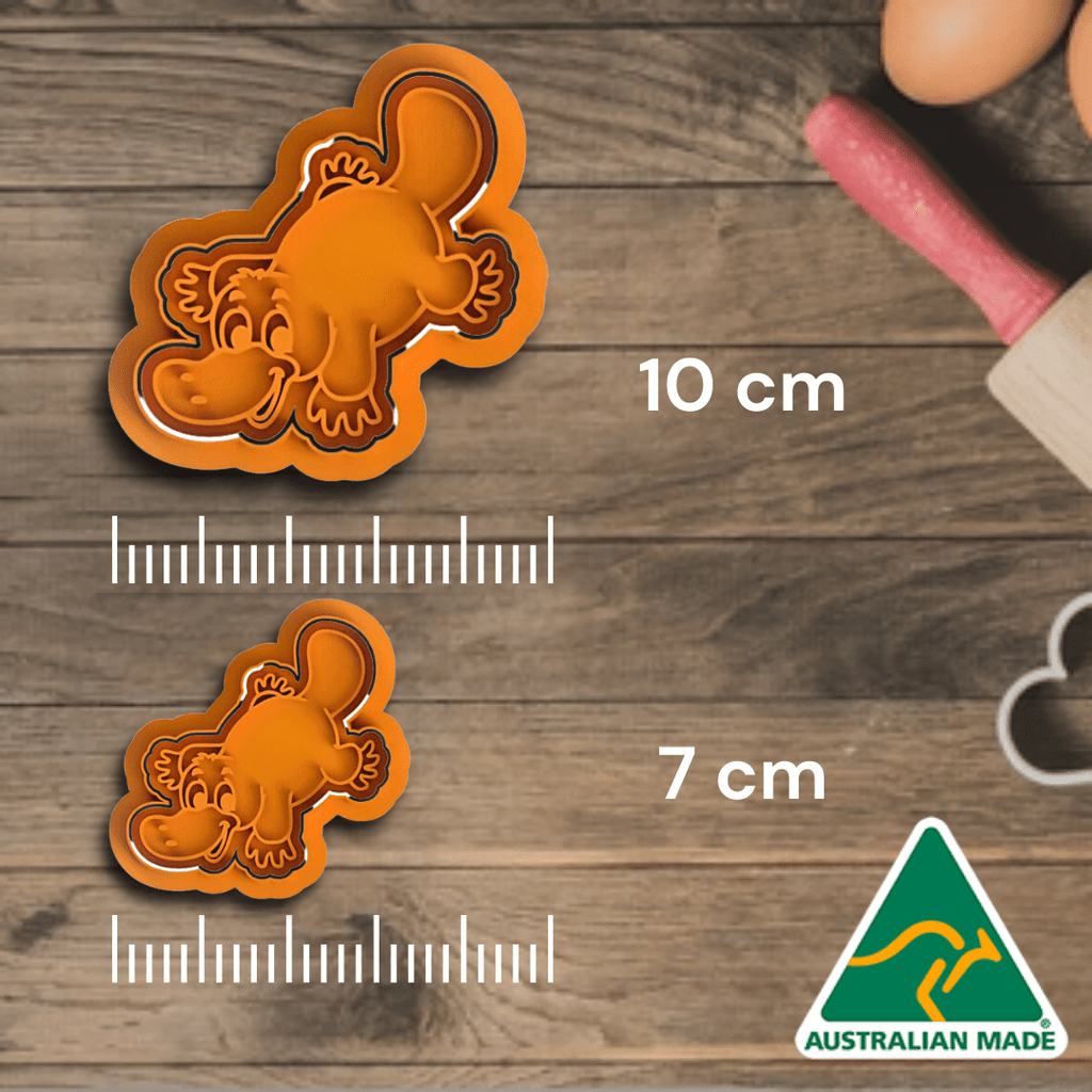 Platypus Cookie Cutter And Embosser Stamp