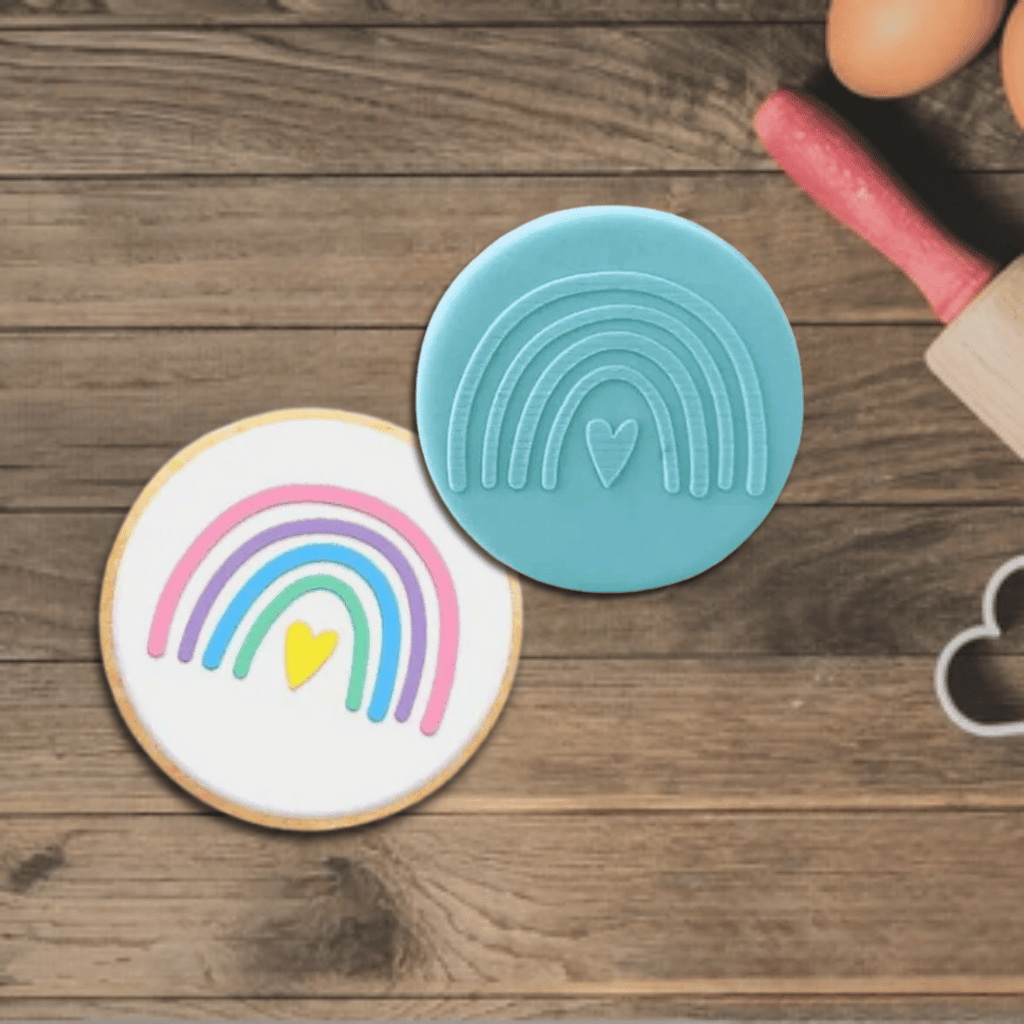 Australian Cookie Cutters Debosser Rainbow Debosser