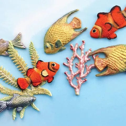 Assorted Fish And Seaweed Silicone Mould