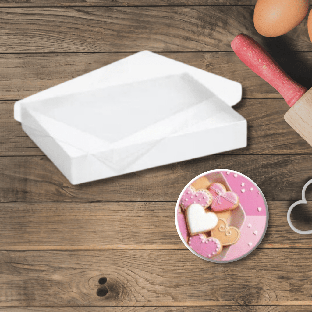 Clear Lid Cookie Box | 22.5cm x 11.5cm x 4.5cm | Retail Pack