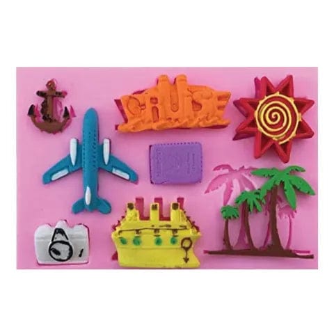 Tropical Cruise Holiday Silicone Mould