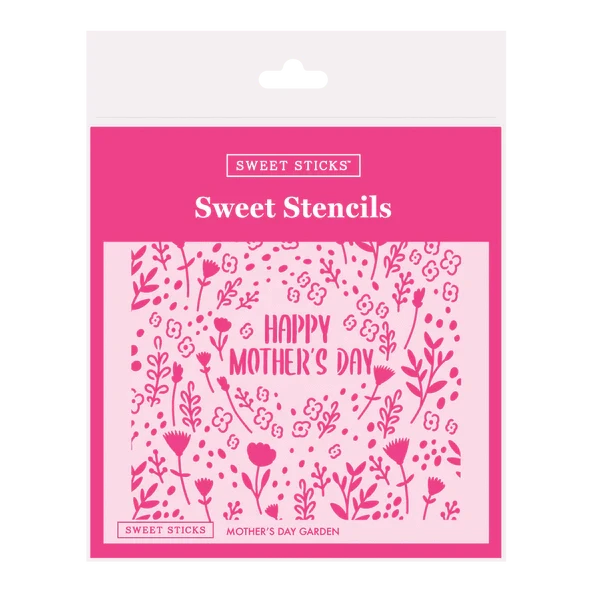 Sweet Sticks Cookie Stencil Sweet Sticks Mothers Day Garden Stencil
