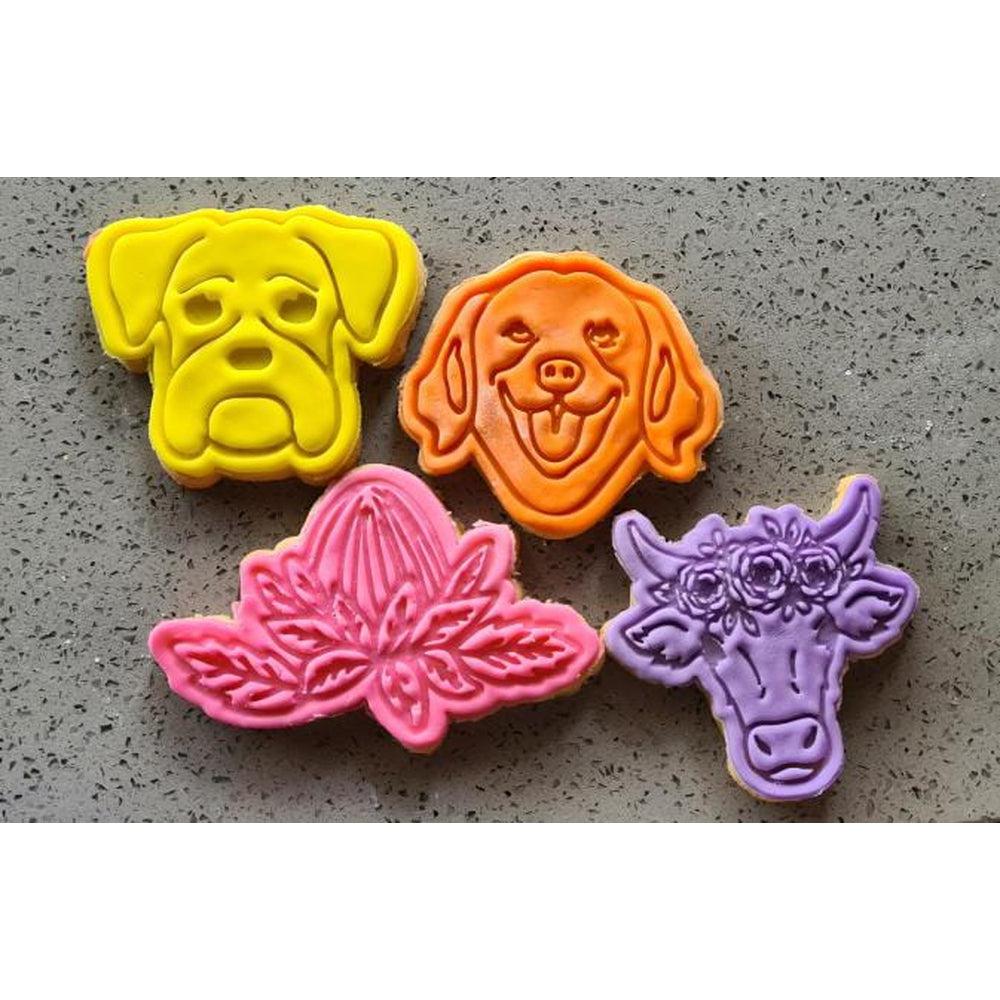 Boxer dog cookie cutter best sale