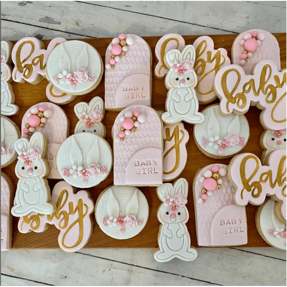 Bunny Cookie Cutter And Embosser Stamp