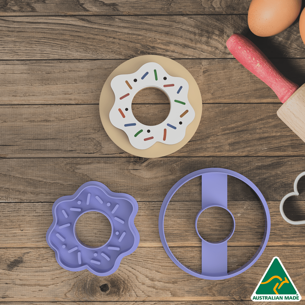 Donut Cookie Cutter and Embosser Stamp