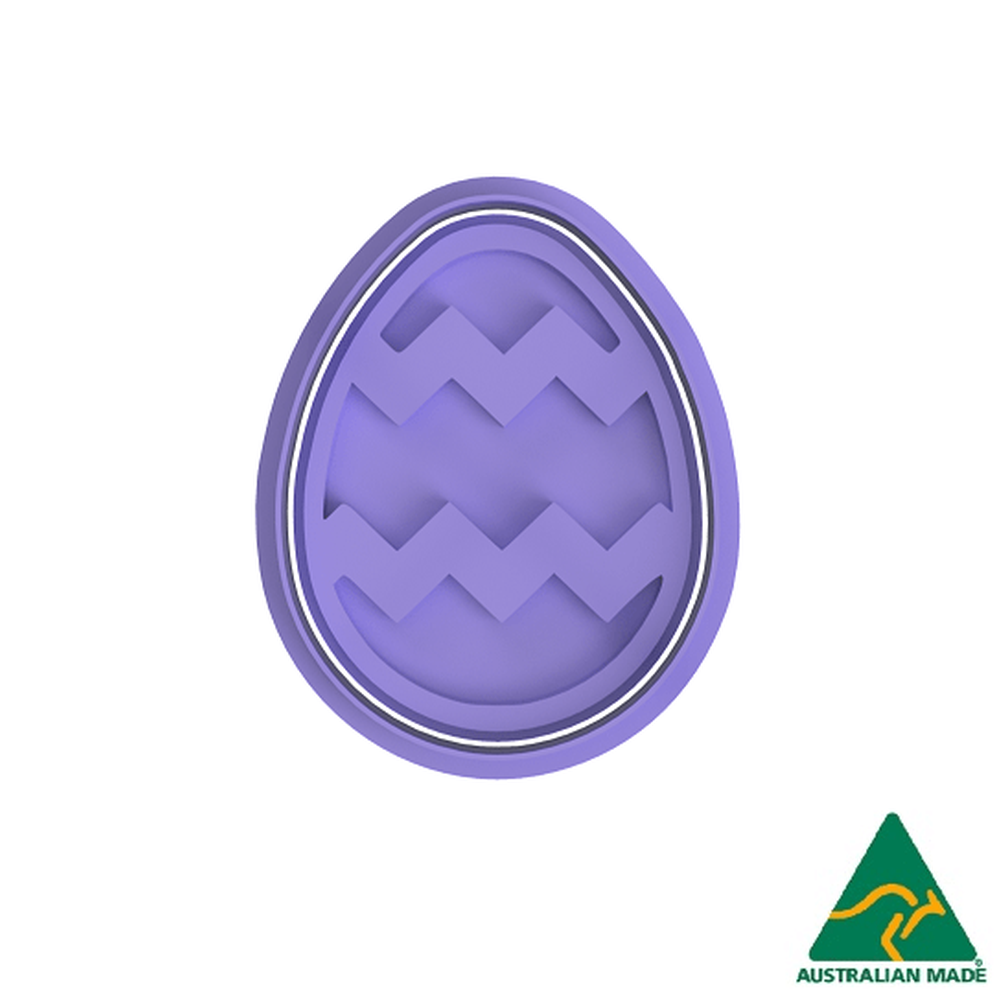 Easter Egg Pattern #3 Cookie Cutter And Embosser Stamp