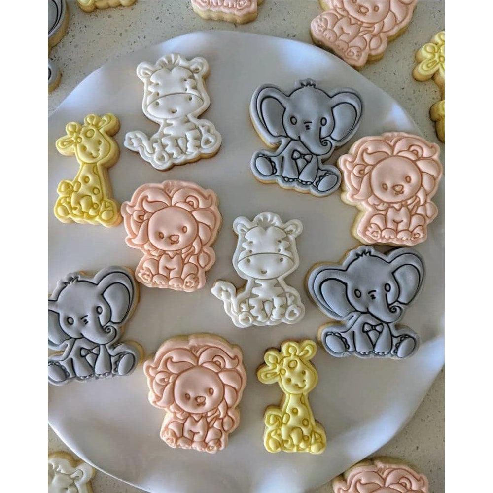 Jungle Animals- Elephant Cookie Cutter And Embosser Stamp