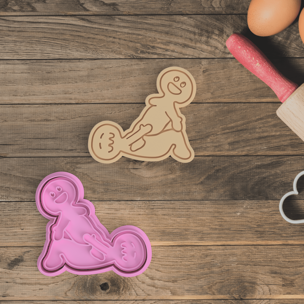 Australian Cookie Cutters Cookie Cutters Karma Sutra Design 7 Cookie Cutter/Fondant Embosser Stamp