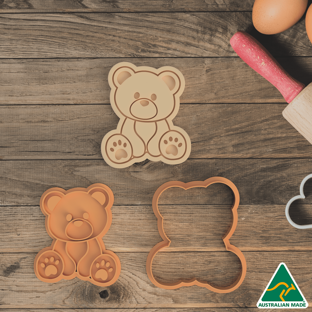 Timbro Decorativo Per Biscotti E Torte - Teddy On The Moon, 6 Cm - Foto 6