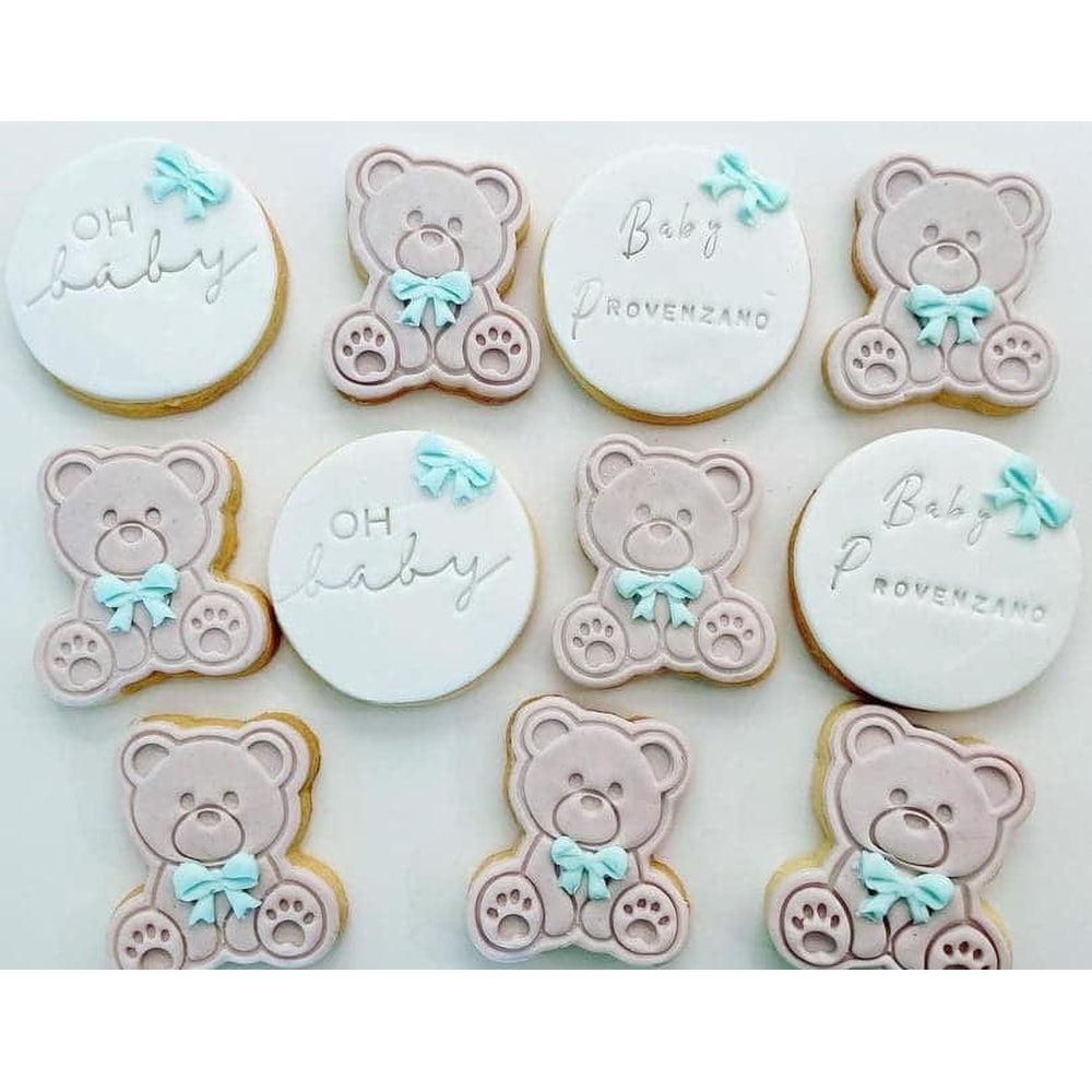 Australian Cookie Cutters Cookie Cutters Teddy Bear Cookie Cutter and Embosser Stamp