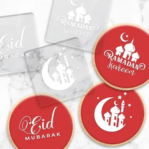 Australian Cookie Cutters Debosser Eid Mubarak/Ramadan Debossers Set of 3