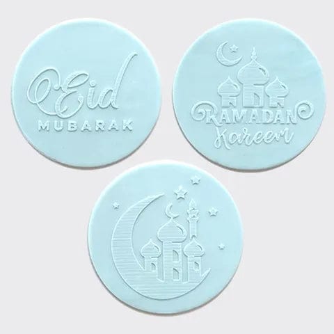 Eid Mubarak/Ramadan Debossers Set of 3