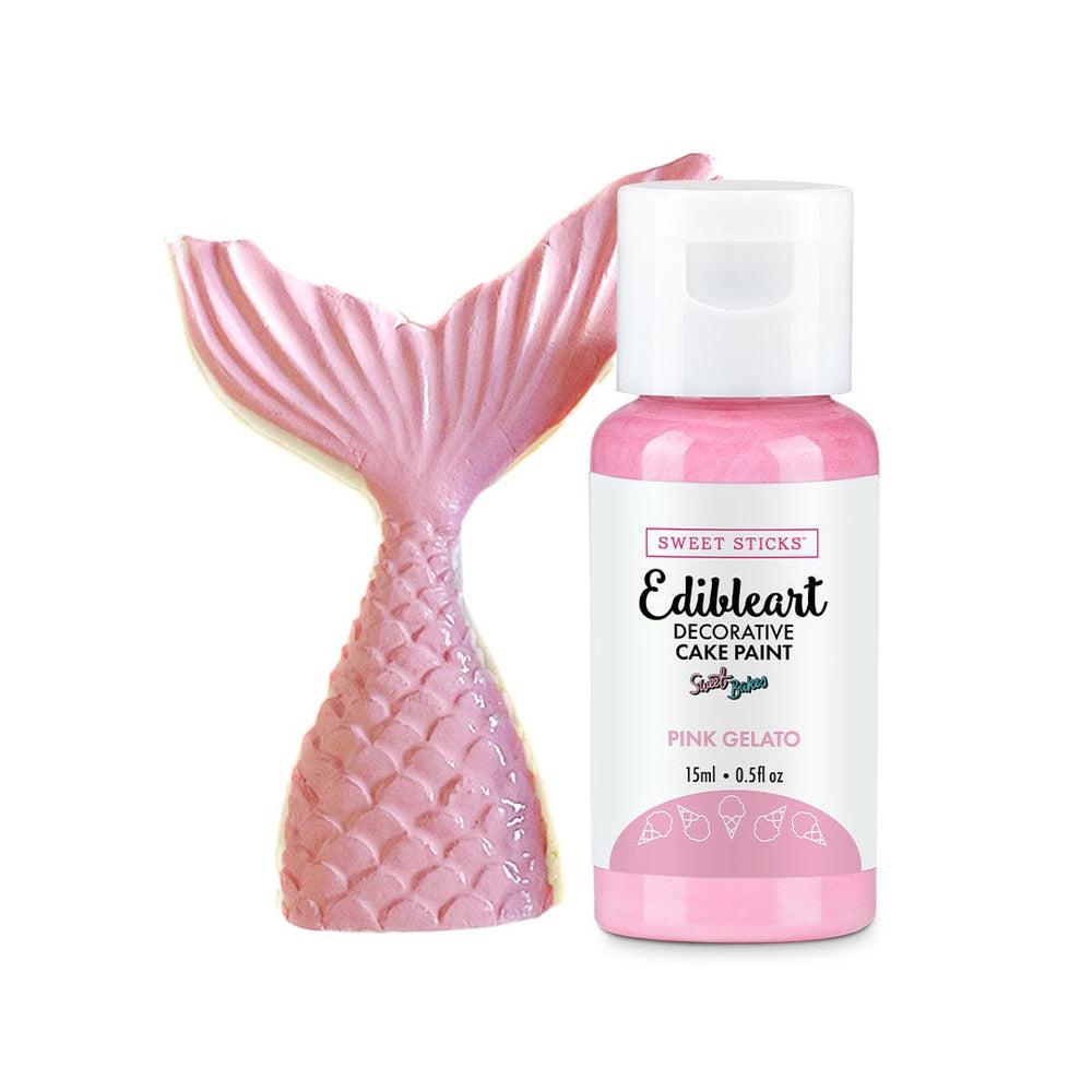 Sweet Sticks Pink Gelato Edible Art Decorative Paint